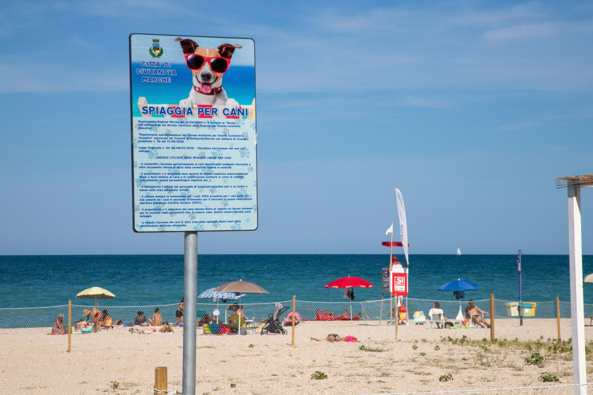 Spiaggia Pet Friendly - Area cani spiaggia sud